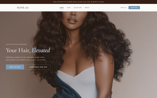 Mane Edit Website