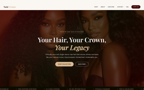 Noir Crown Website